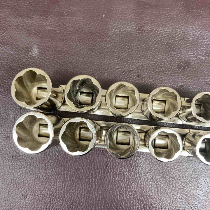 【中古美品】 ウィリアムズ(WILLIAMS)  3/8 (9.5mm) ターボソケットセット 9個セット TSMS3809×2セットまとめ 【東大和店】