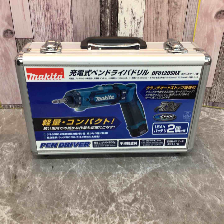 【未使用品】★マキタ makita 7.2V コードレスドリルドライバー DF012DSHX バッテリー2個付【八潮店】