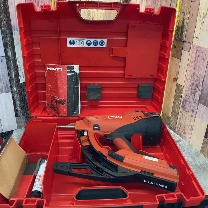 ◇ヒルティ(HILTI) ガス式鋲打機 GX120-ME 電気・機械設備用【八潮店】