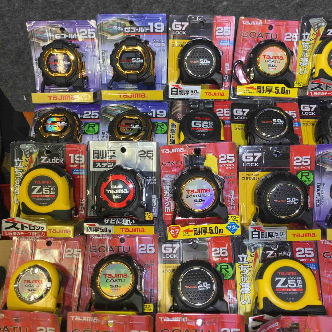 タジマ/Tajima コンベックス 40点まとめ セフ付き 尺 マグ爪 5.5m 7.5m 剛厚 メジャー【桶川店】