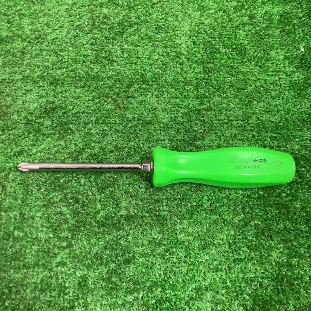 ◇Snap-on (スナップオン) 旧グリップ ドライバーセット 限定品 グリーン 緑 SDDX70AG [並行輸入品]【草加店】