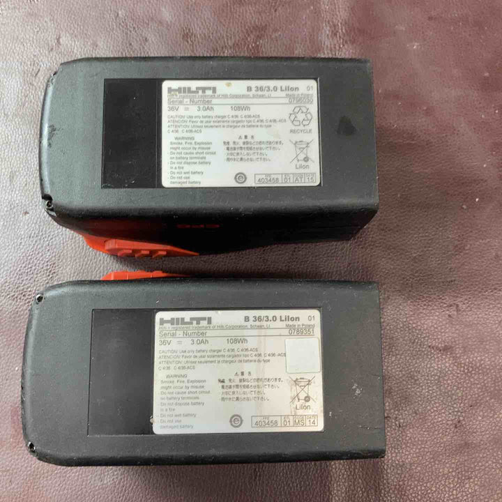 【中古品】 ヒルティ(HILTI) コードレスレシプロソー WSR36-A 充電式ノコギリ 【東大和店】