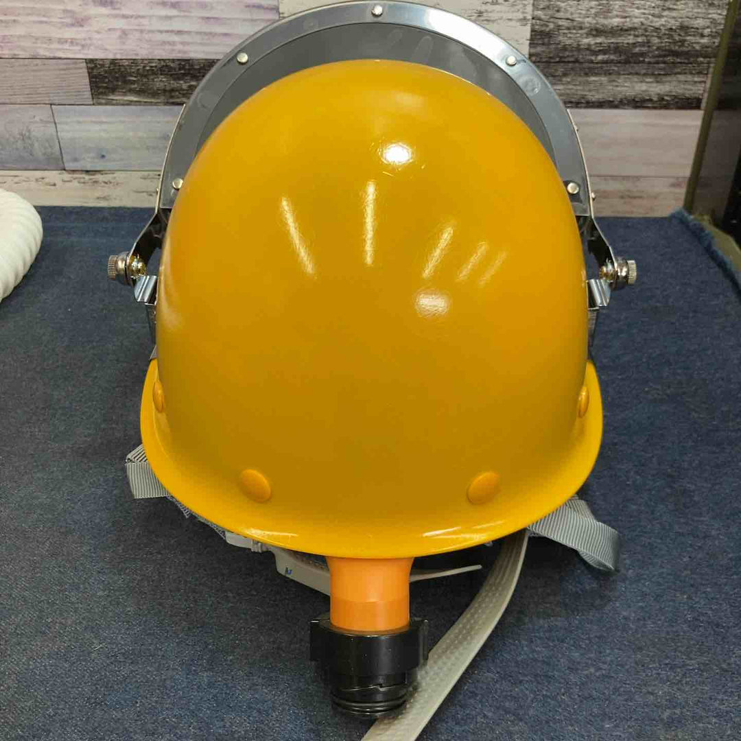 【未使用品】◇YAMAMOTO 電動ファン付呼吸用保護具 LS-355;H1SNZ ヘルメットタイプ(高所作業用)【八潮店】