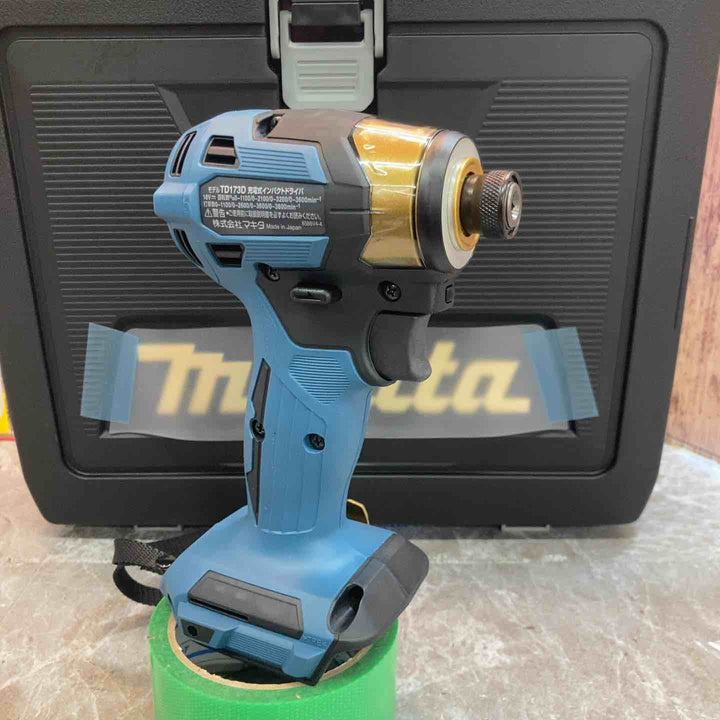 【未使用品】本体+ケース マキタ makita コードレスインパクトドライバー TD173DZPB LXT20周年記念 プレミアムブルー【八潮店】