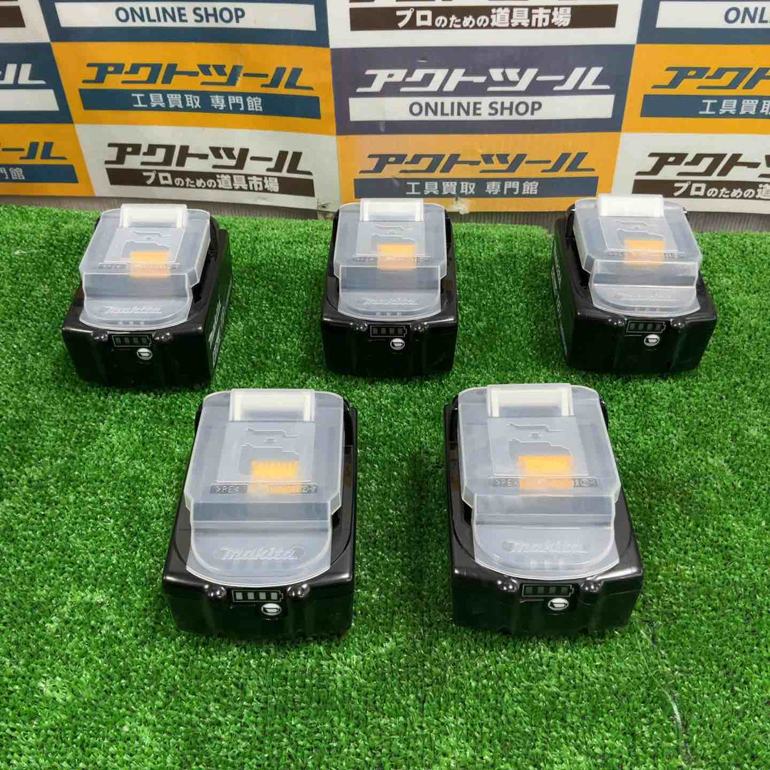 ①【未使用品】マキタ(makita) リチウムイオンバッテリー 18V/6.0Ah BL1860B　5台セット 純正バッテリー【草加店】