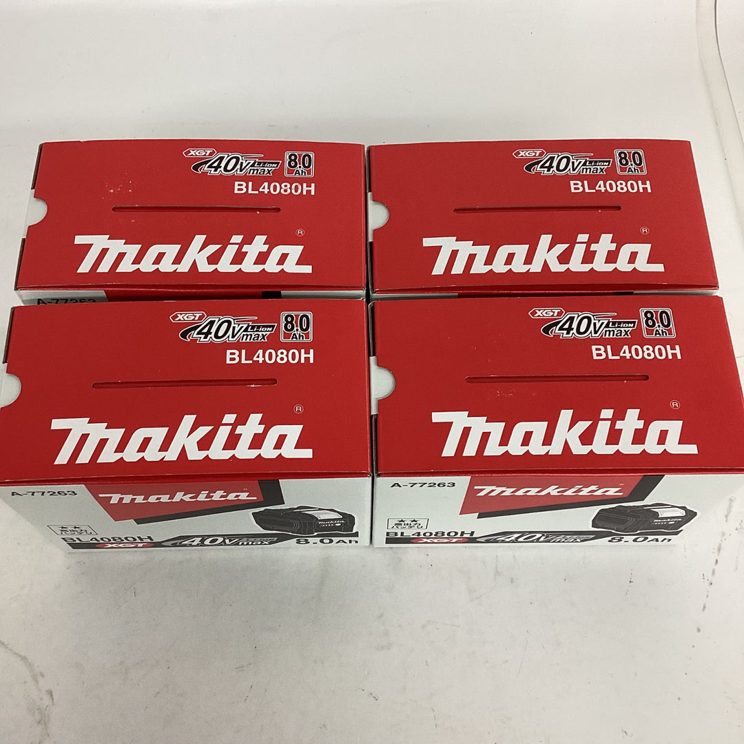 マキタ(makita) リチウムイオンバッテリー 40Vmax/8.0Ah BL4080H A-77263 4点セット【狭山】
