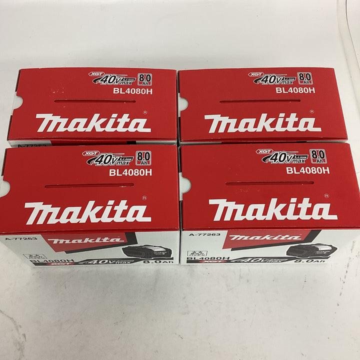 マキタ(makita) リチウムイオンバッテリー 40Vmax/8.0Ah BL4080H A-77263 4点セット【狭山】