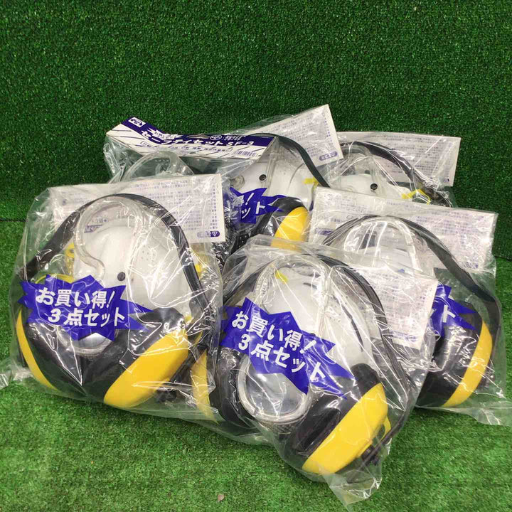 【特別特価！未使用品※箱なし】パオック セーフティセット SF-3 メガネ、マスク、イヤーマフ 6個セット【桶川店】