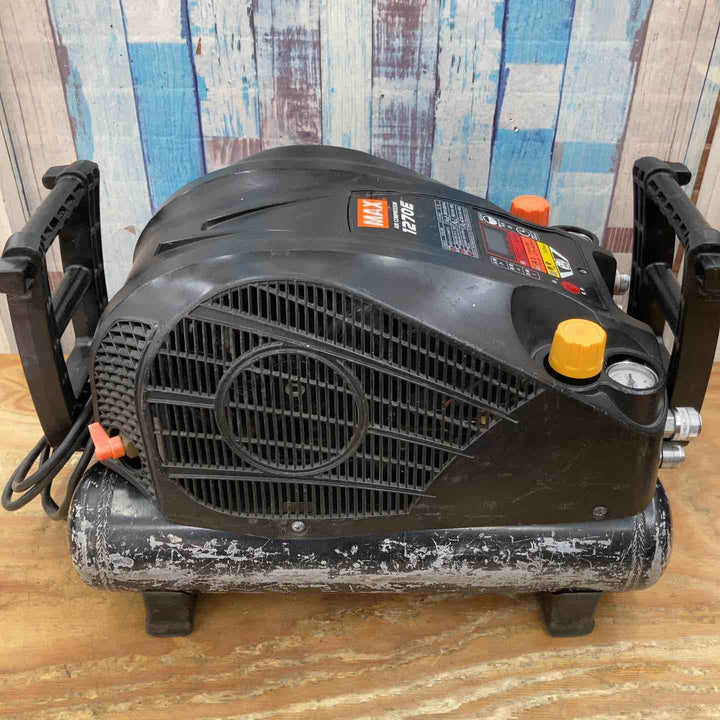 【中古品】★マックス(MAX) 高圧 常圧 エアコンプレッサー AK-HL1270E_ブラック【柏店】