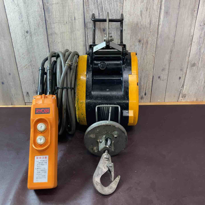 【中古品】リョービ(RYOBI) ウインチ WI-61C(31M) 吊り下げ型ウィンチ【東大和店】