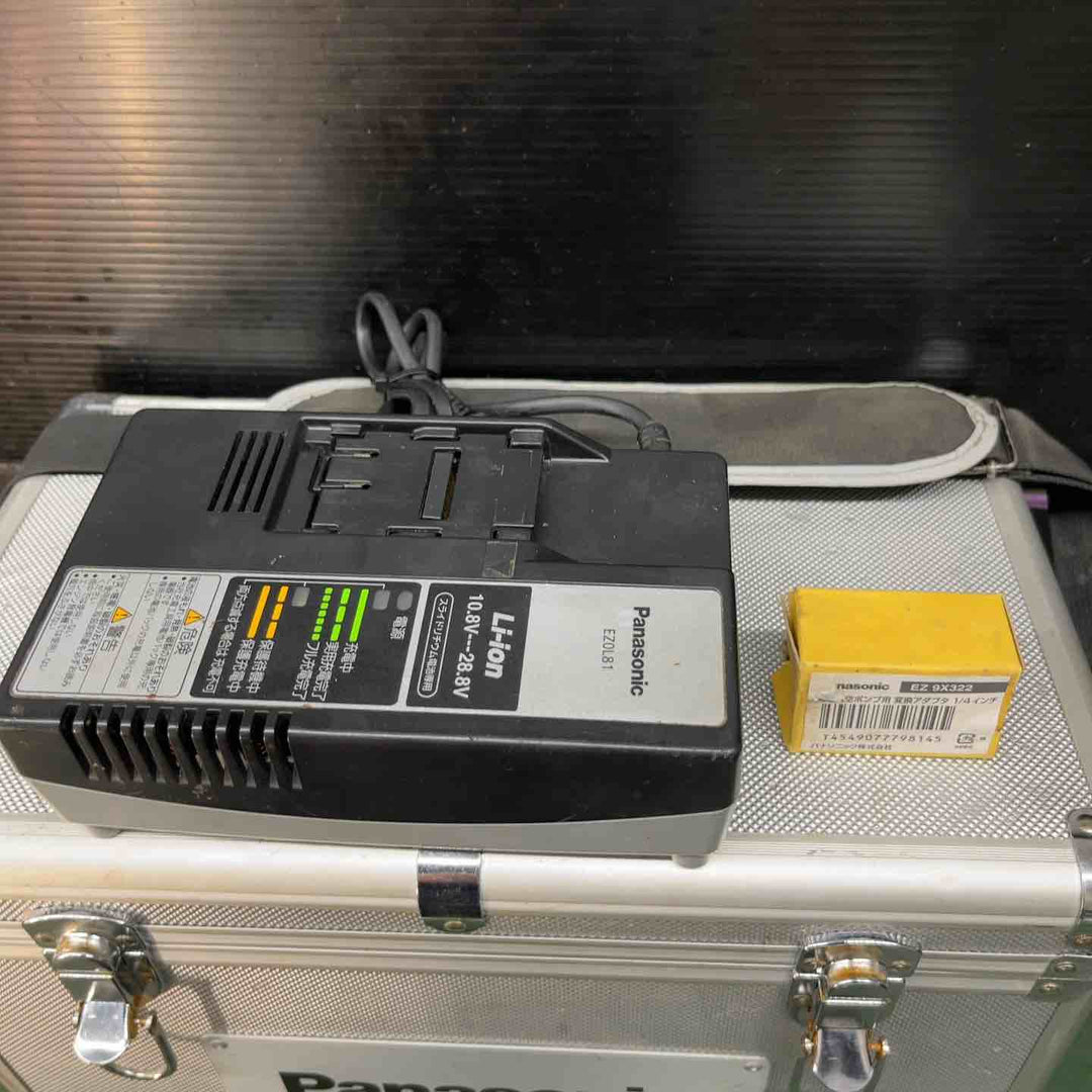◇パナソニック(Panaonic) コードレス真空ポンプEZ46A3K-B 本体＋バッテリー2個+充電器+ケース【戸田店】
