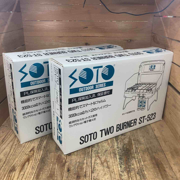 ◇SOTO ツーバーナー ST-523 バーベキューコンロ 計2点【所沢店】