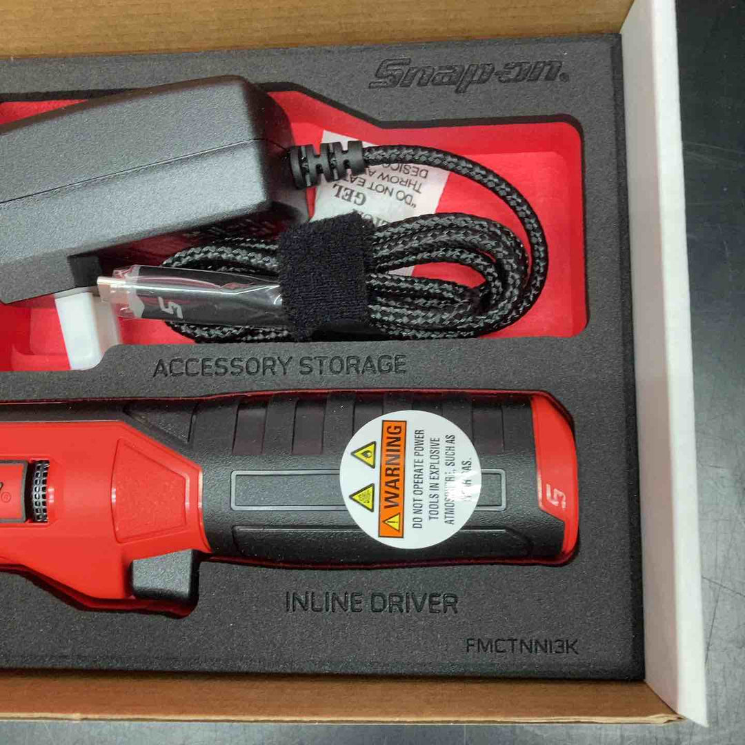 ▲スナップオン1/4 ナノアクセスツールキット (小型充電式ドライバー2種のセット)　CTNN13KFJ【川越店】