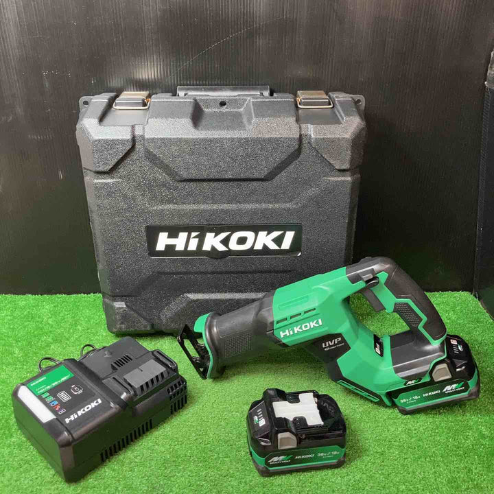 ★ハイコーキ(HIKOKI ※旧:日立工機) コードレスセーバーソー CR36DMA(2XPZ)◇バッテリー二個付き♪【岩槻店】