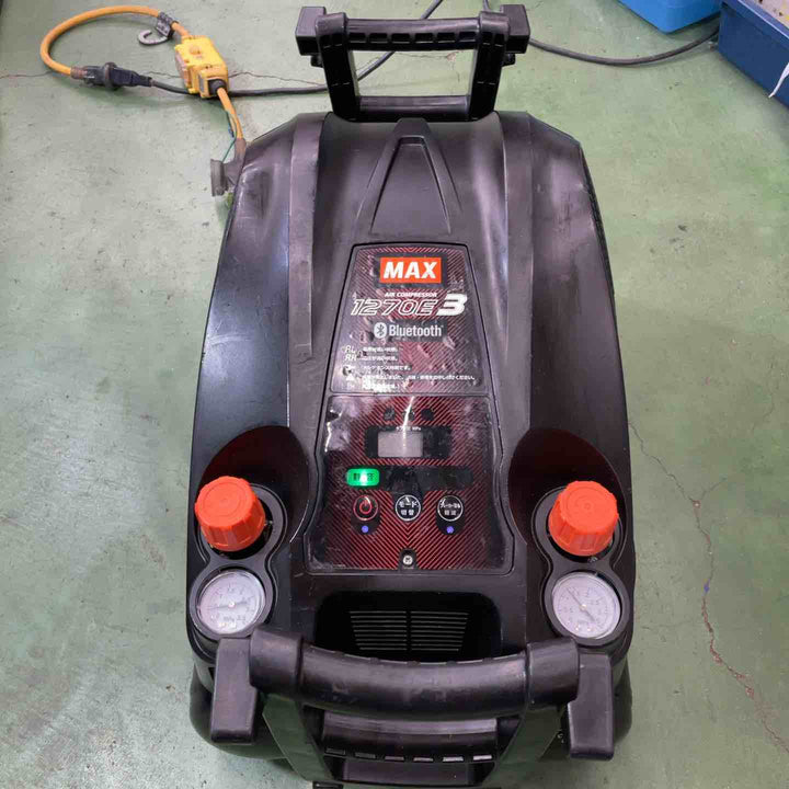 マックス(MAX) 高圧専用エアコンプレッサー AK-HH1270E3 ブラック【桶川店】