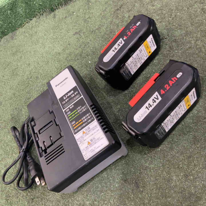 ◇パナソニック 充電式ディスクグラインダ EZ4640LS2S-B 14.4V 動作確認済【川口店】