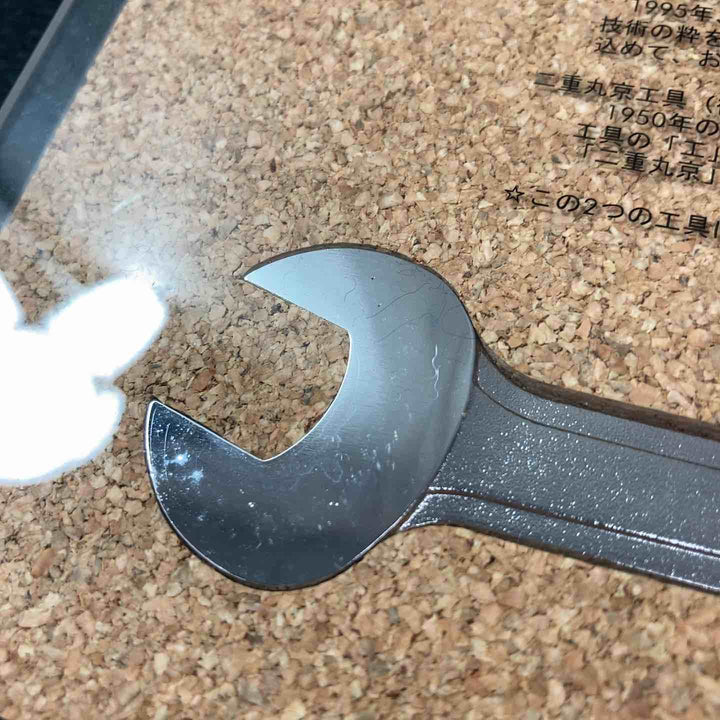 【中古美品】 KTC(京都機械工具) 50周年 スパナ２本入り記念盾 未使用長期保管品 【東大和店】