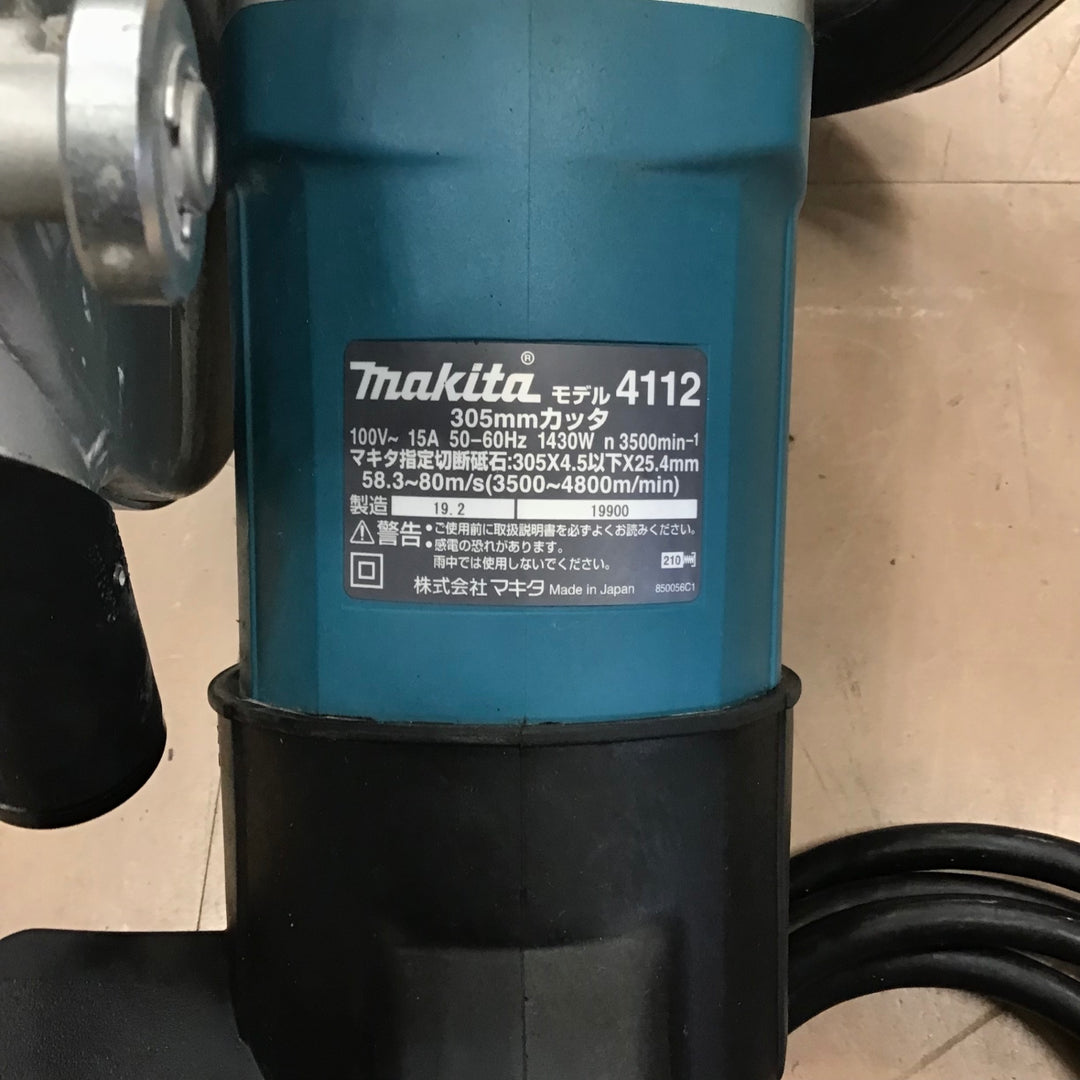 〇マキタ(makita) 305mm コンクリートカッター 4112【草加店】