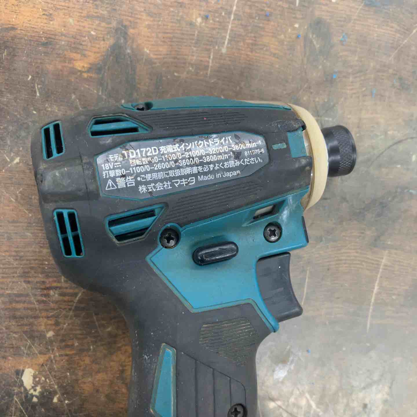 マキタ(makita) TD172DZFY コードレスインパクトドライバー バッテリー付き【市川行徳店】【店頭取引限定】【中古】管理番号：ITKH8PFWP83W ☆マキタ(makita) コードレスインパクトドライバー TD172DZ【戸田店
