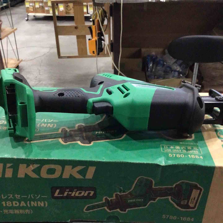 ☆ハイコーキ(HIKOKI ※旧:日立工機) コードレスセーバーソー CR18DA(NN)【川口店】