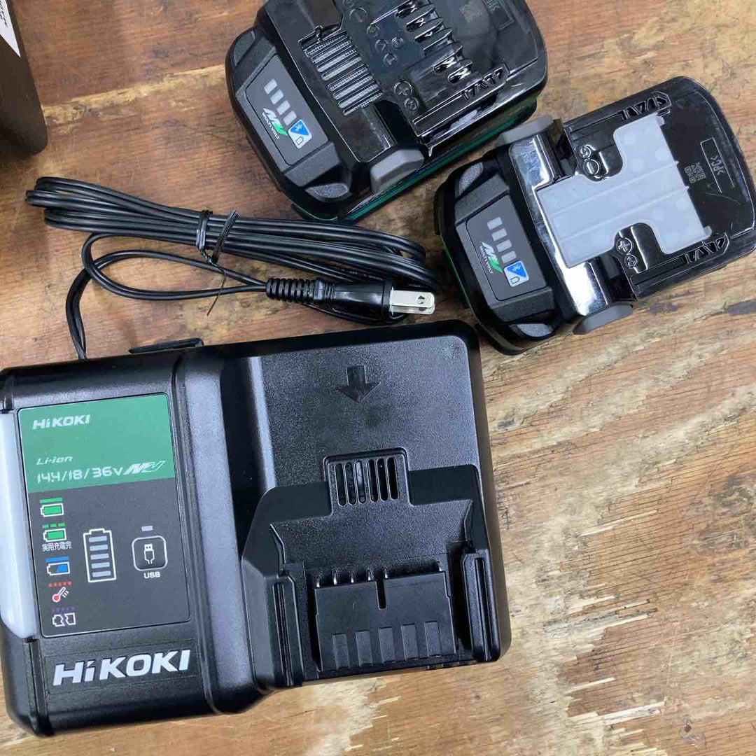 【未使用品】ハイコーキ(HIKOKI ※旧:日立工機) コードレスインパクトドライバー WH36DC(2XPGSZ) 36V フルセット フォレストグリーン【柏店】