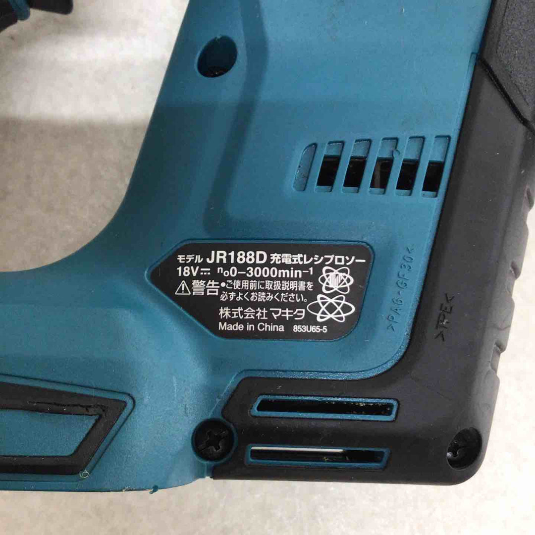 ☆マキタ(makita) コードレスレシプロソー 本体のみ JR188DZ【町田店】