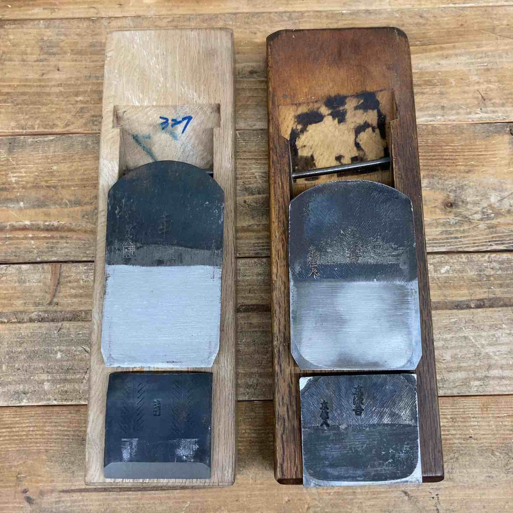 中古品】 京源吾(京住人)・土牛 鉋2点セット 鉋 かんな カンナ 和工具