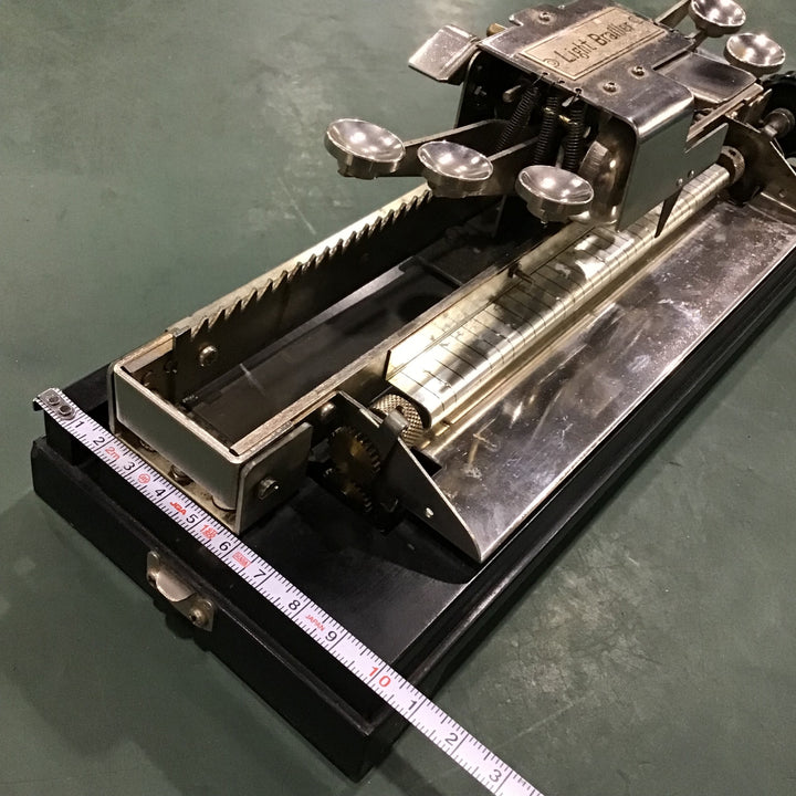 弘誓社 Light Brailler ライトブレーラー 点字タイプライター 普通型 カニタイプ 【川口店】