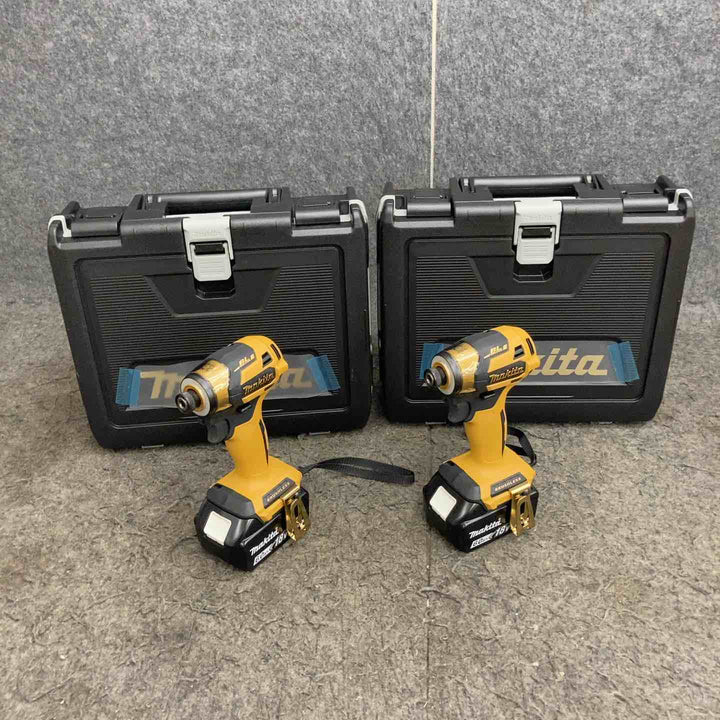 ＜特価＞マキタ(makita) コードレスインパクトドライバー TD173DGXPY LTX20周年限定色 プレミアムイエロー 2台セット【鴻巣店】
