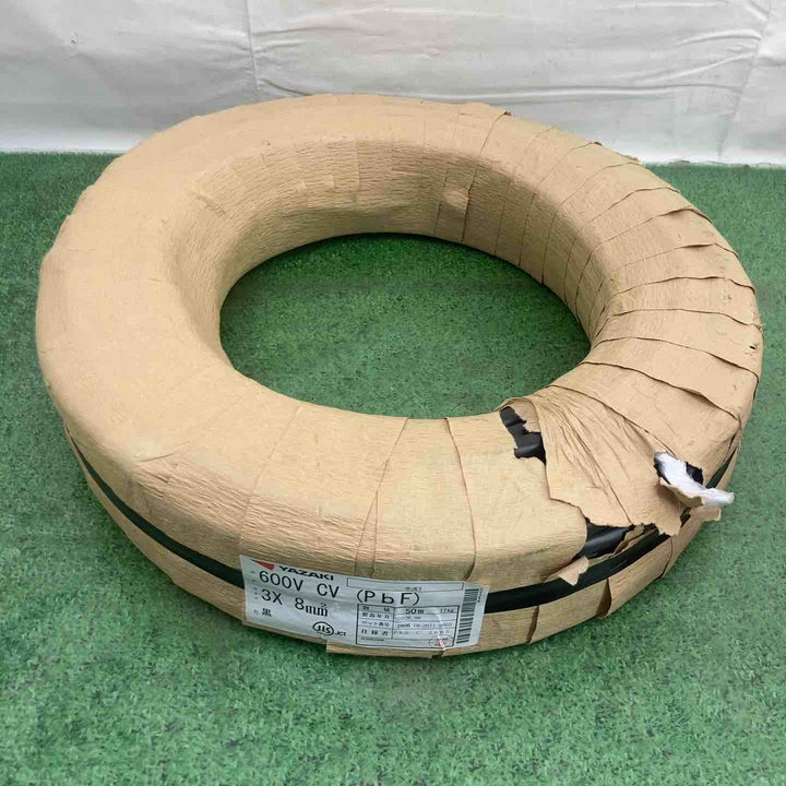 YAZAKI CVケーブル 3C×8sq 50m巻 2026年6月製【町田店】