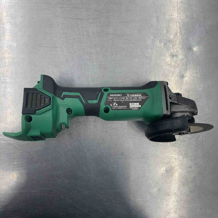 ☆ハイコーキ(HIKOKI ※旧:日立工機) 100mmコードレスディスクグラインダ G18DBBVL(NN)(L)【所沢店】