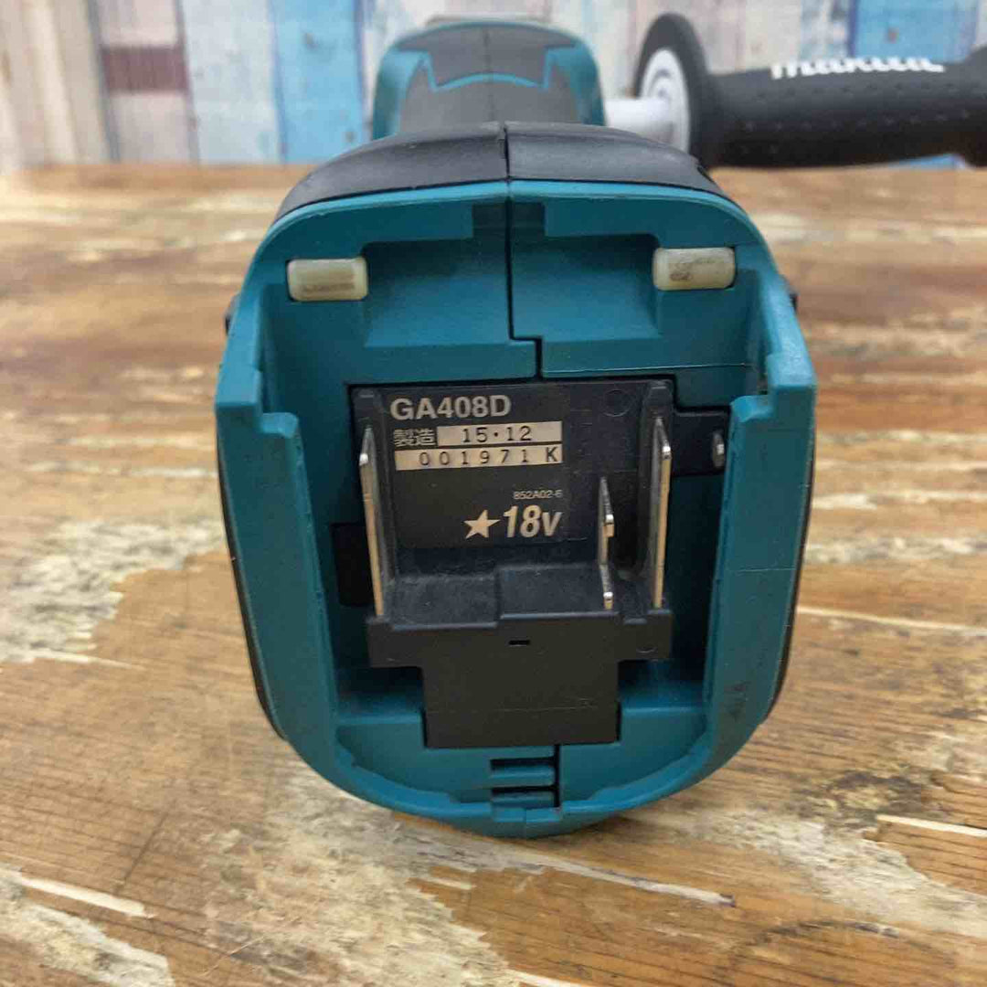 ★マキタ(makita) 100mmコードレスディスクグラインダ GA408DZ【柏店】