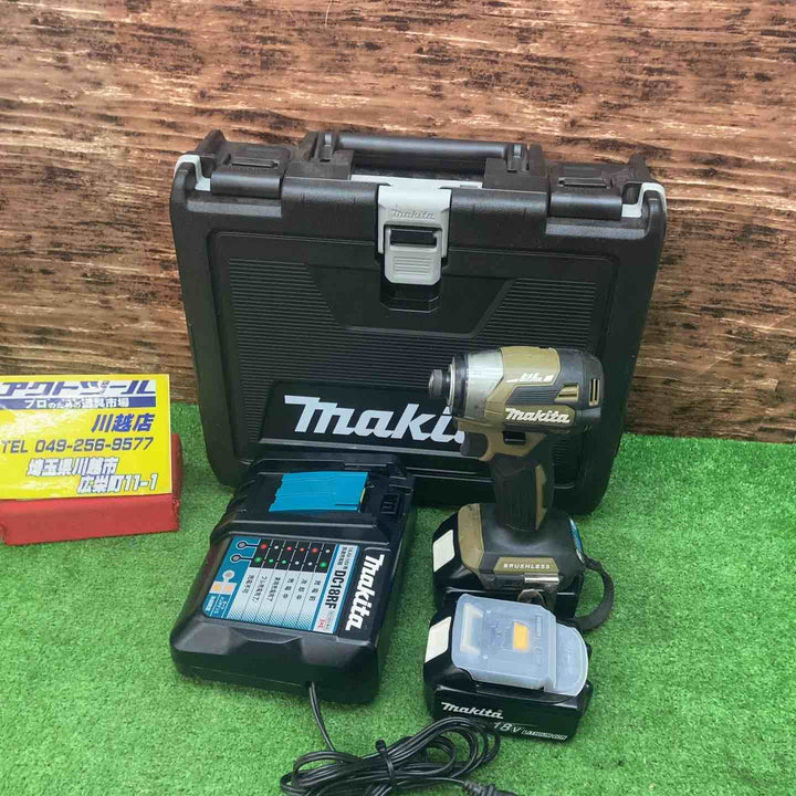 マキタ(makita) コードレスインパクトドライバー TD173DRGXO 最大締付けトルク	180N・m 動作確認済み【川越店】