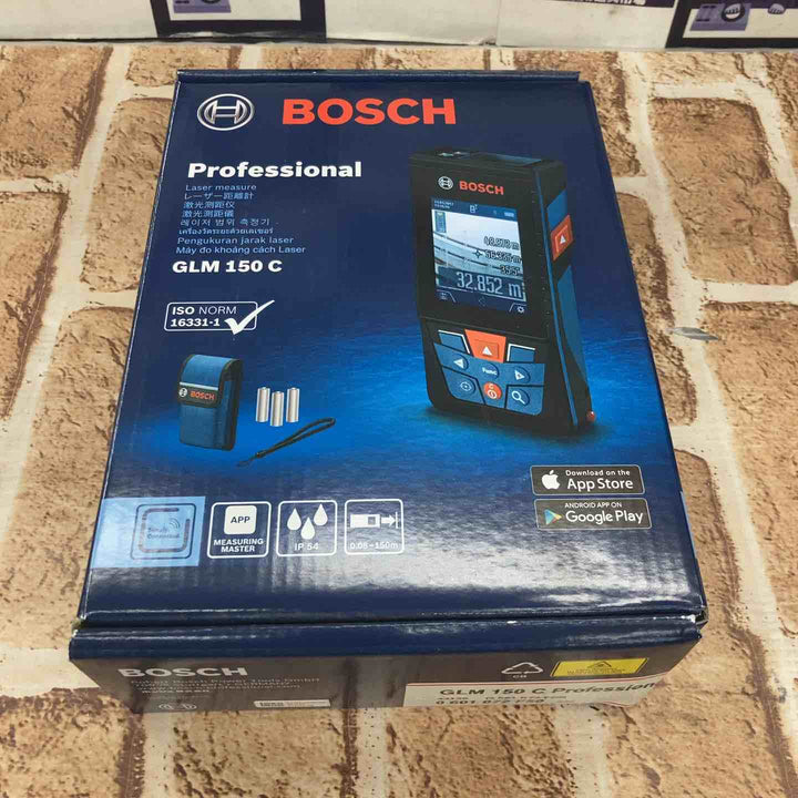 ◇ボッシュ(BOSCH) データ転送レーザー距離計 GLM150C【所沢店】