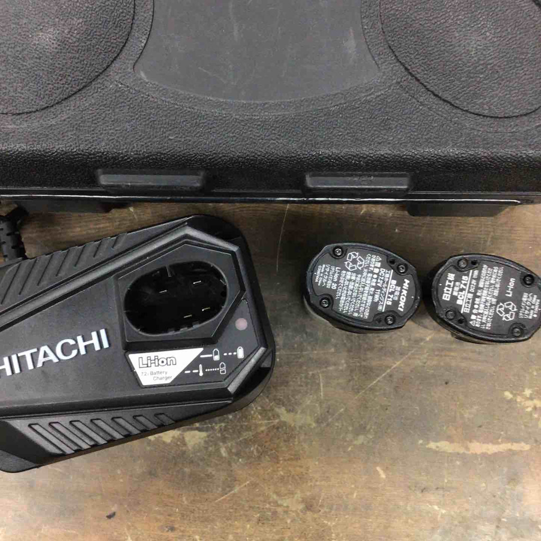 ◇ハイコーキ(HIKOKI ※旧:日立工機) 7.2V コードレスペンインパクトドライバー WH7DL(2LCSK)【戸田店】