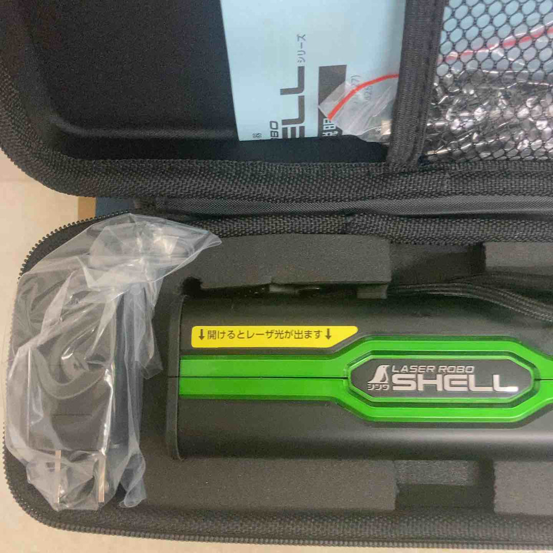 ◇シンワ測定(Shinwa Sokutei) レーザーロボ SHELL グリーンレーザー墨出し器 70827【町田店】