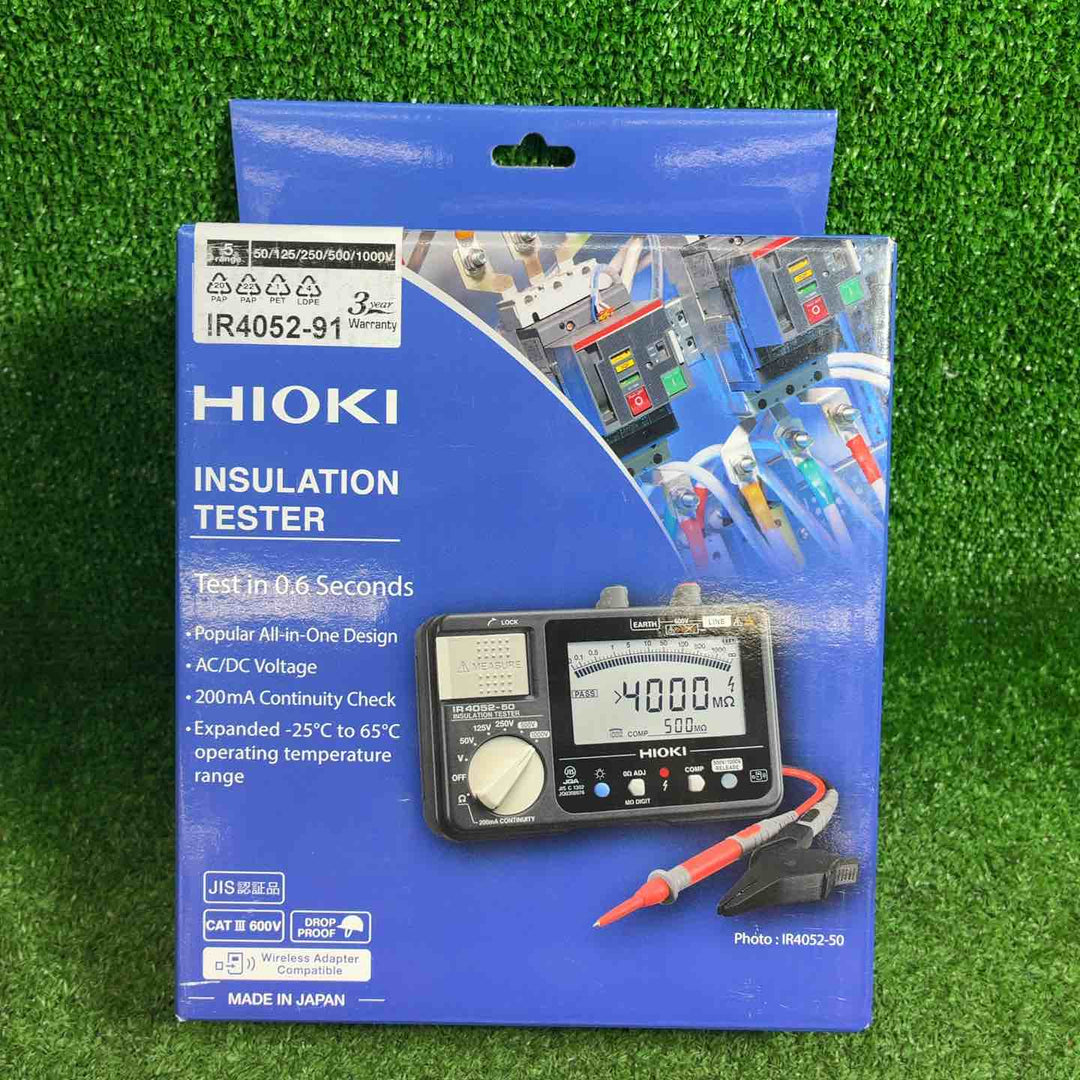 日置電機(HIOKI) 絶縁抵抗計 IR4052-91【藤沢店】