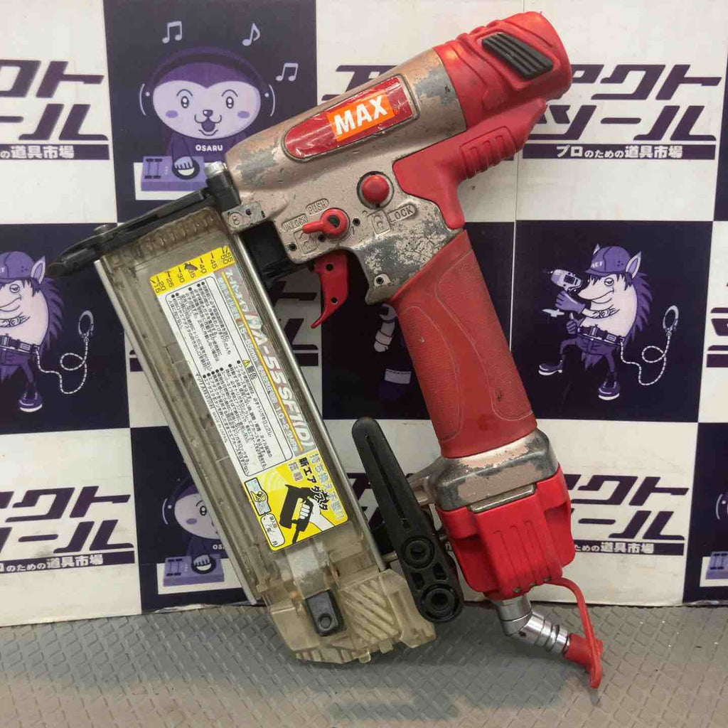 中古品】マックス(MAX) 高圧フィニッシュネイラ HA-55SF1(D)【所沢店