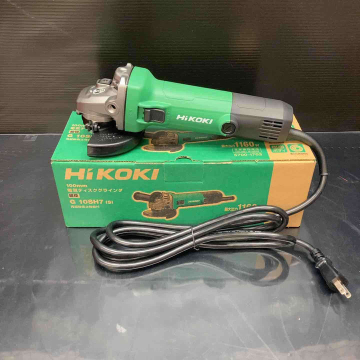 ハイコーキ(HIKOKI ※旧:日立工機) 100mm ディスクグラインダー ソフトスタート機能 再起動防止機能付き G10SH7(S)【川越店】