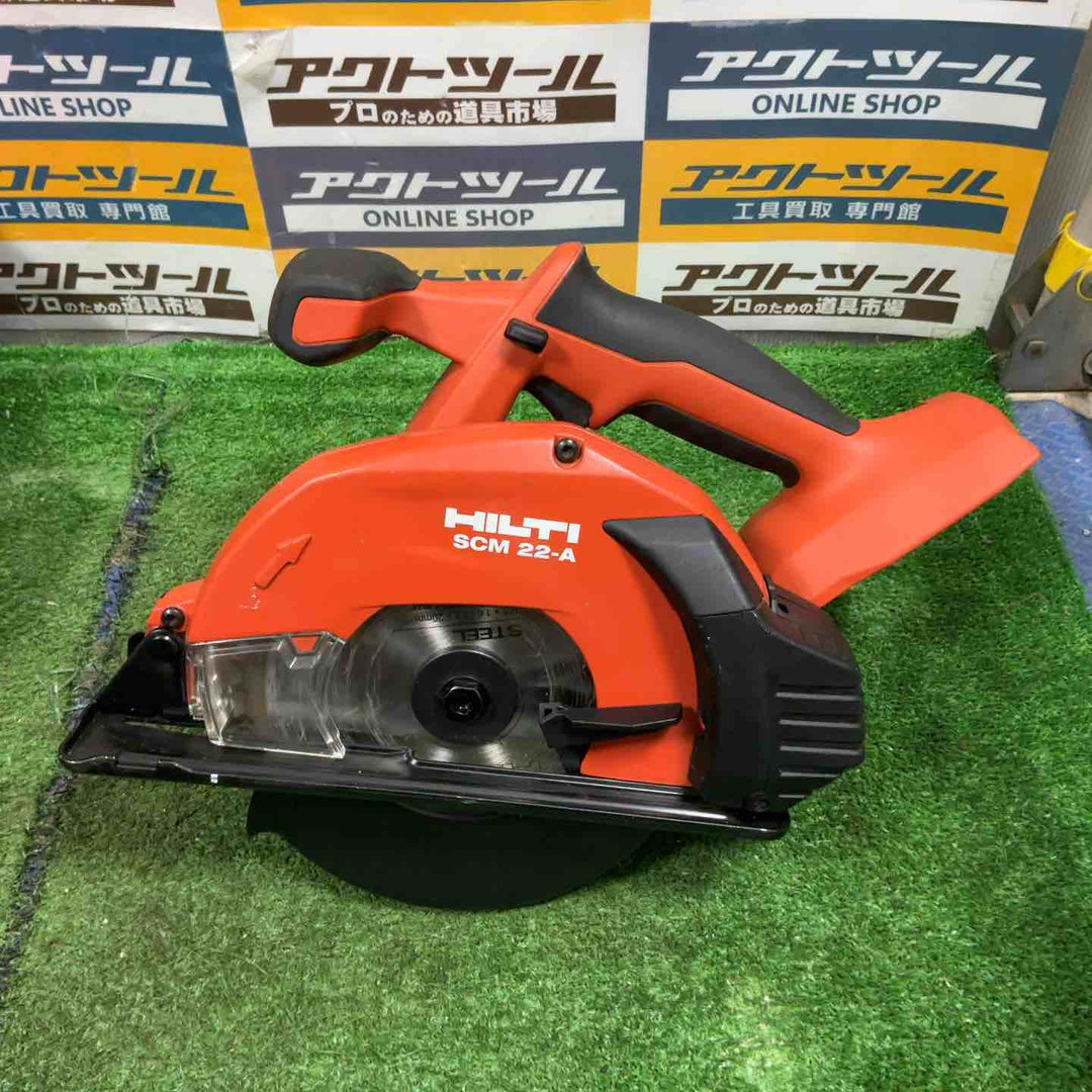 ◇ヒルティ(HILTI) コードレスチップソーカッター SCM22-A サーキュラーソー【草加店】
