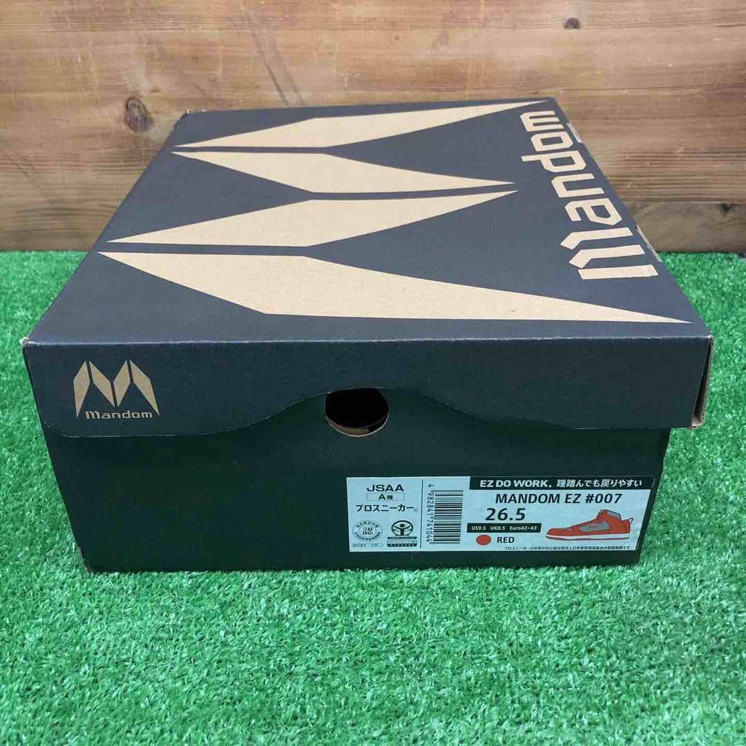 【未使用品】 マンダムニット/mandom 安全靴 #007 ＊26.5cm 【鴻巣店】