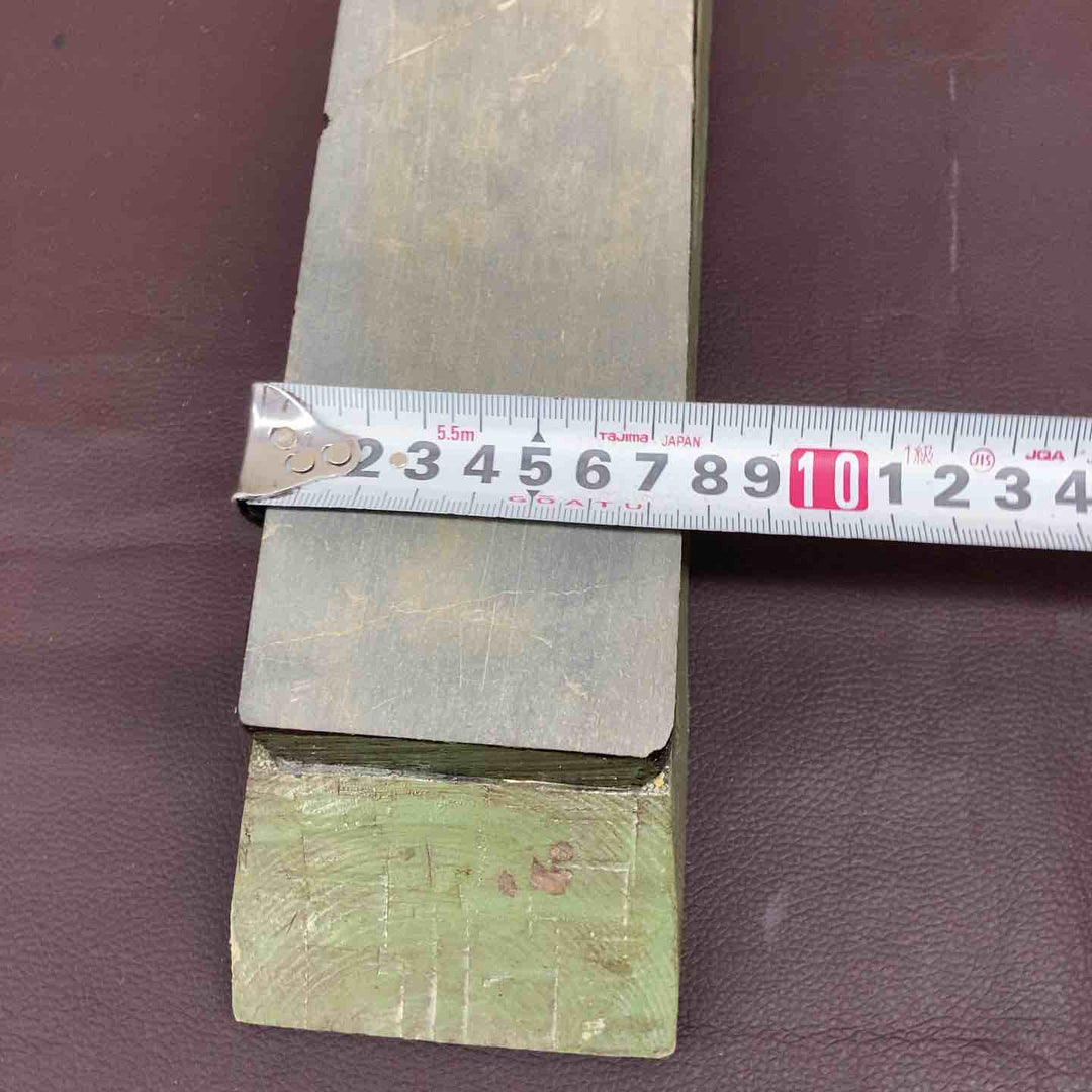 【超希少】 【中古美品】 天然砥石 京都 正本山？ 重量1.5Kg(台座含む) 長さ約225ｘ幅約75ｘ高さ約30 沼田？ 研ぎ 刃物 【東大和店】