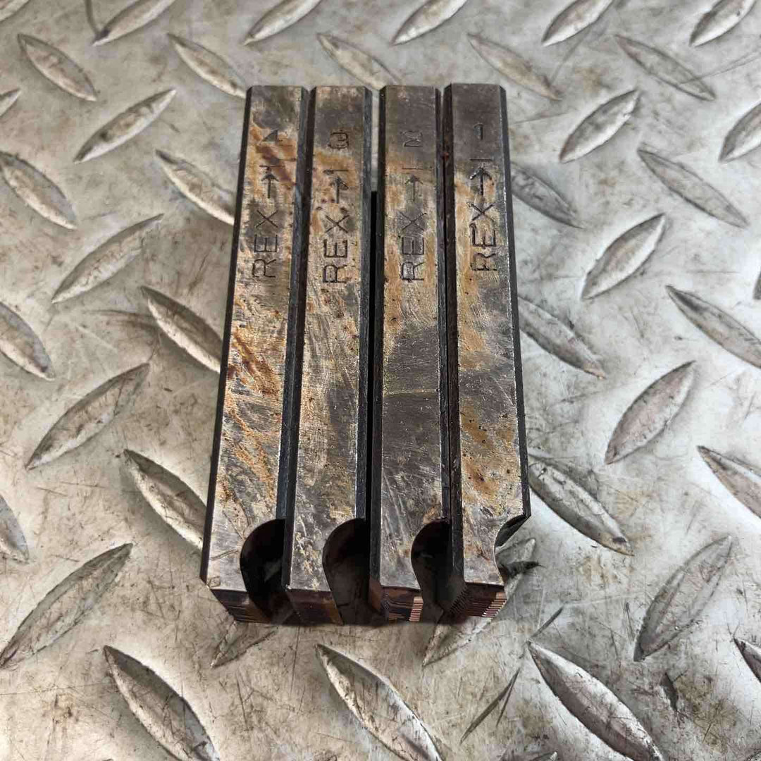 REX レッキス PIPE MACHINE DIES AC 15A - 20A 自動切上げチェーザ 161407 10箱入り ねじ切り パイプマシン 替刃 【草加店】