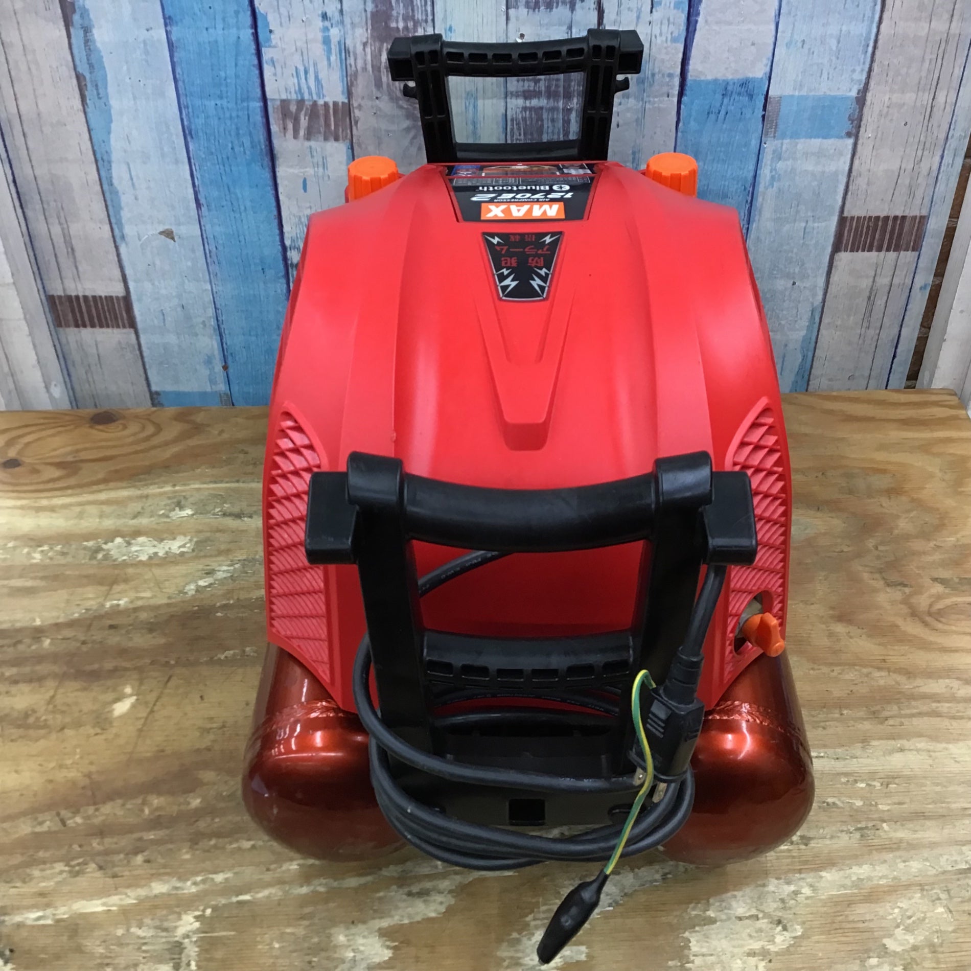 ☆マックス(MAX) 高圧専用エアコンプレッサー AK-HH1270E2_レッド【柏