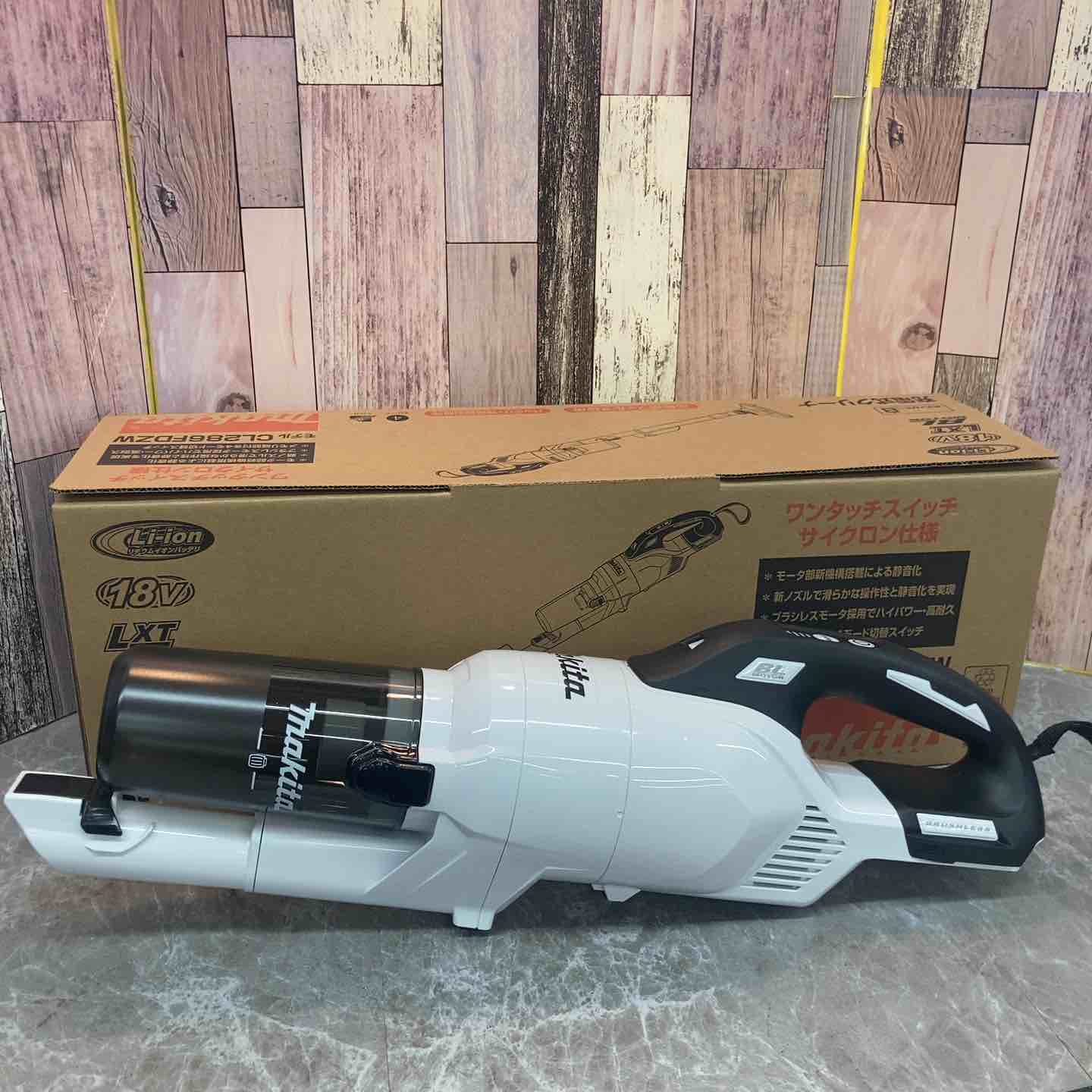 美品 makita マキタ クリーナー CL286FDZW マキタ（makita） 18V 充電式クリーナー CL286FDZO 本体のみ オリーブ