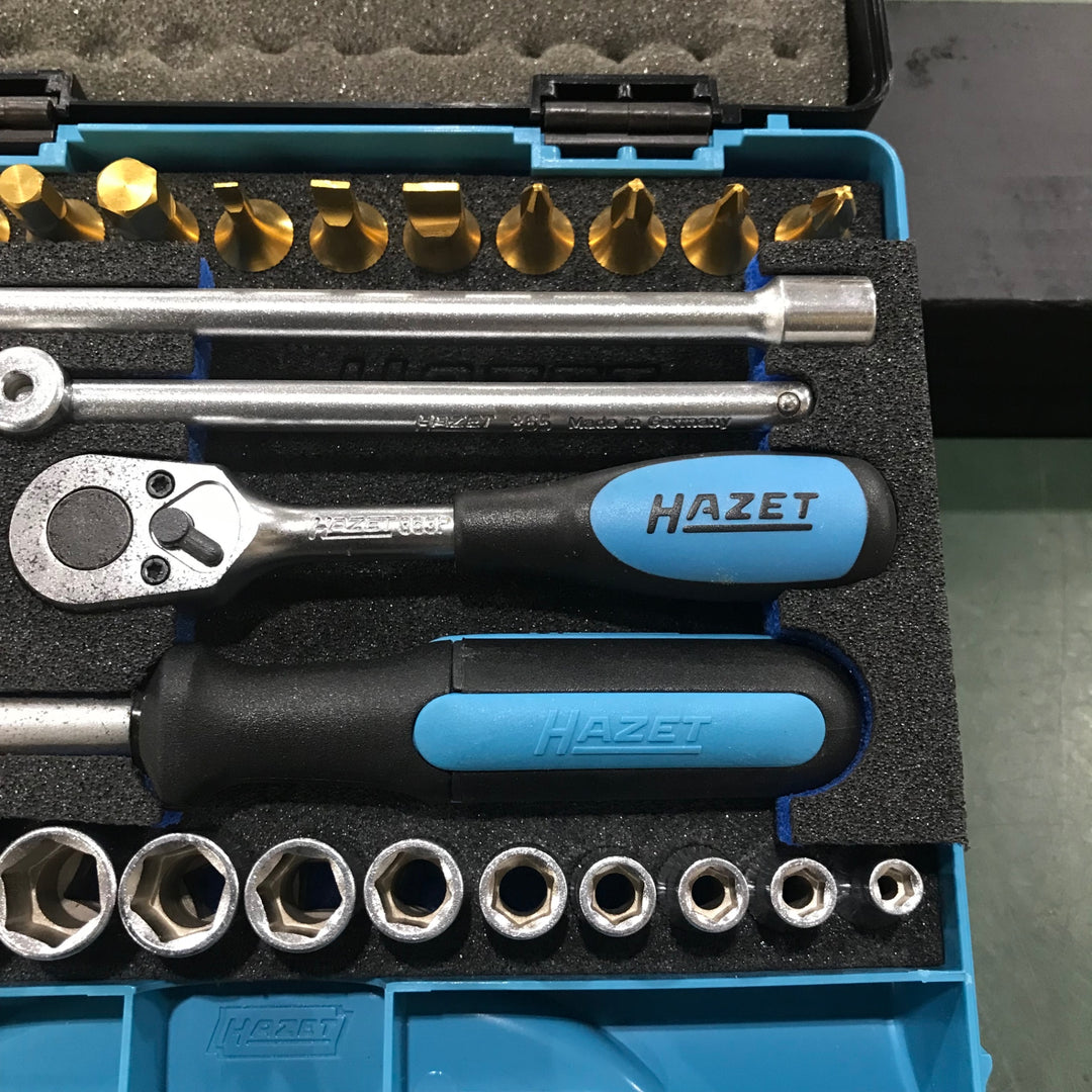 HAZET(ハゼット) ソケットレンチセット 854 差込角:6.35mm 30点 1セット【川口店】