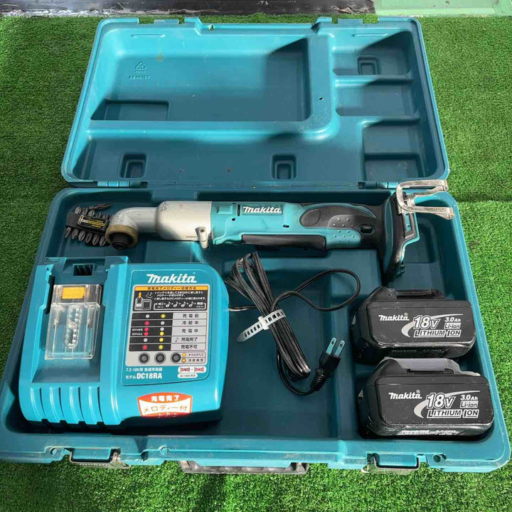 ☆マキタ(makita) 充電式アングルインパクトドライバ  TL061DRF 18V 3.0Ah 2個付き【桶川店】