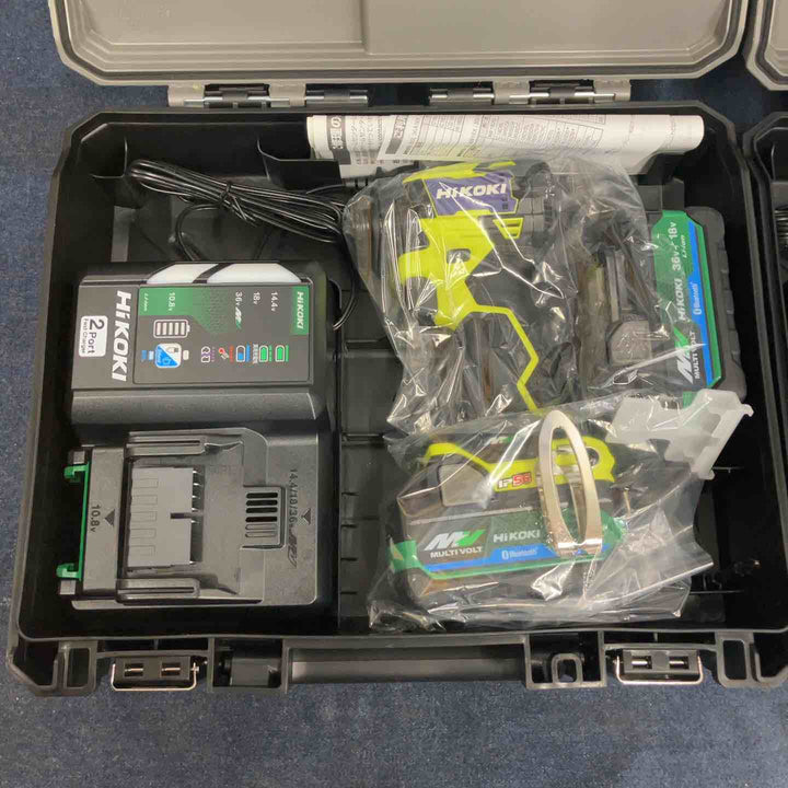 ハイコーキ(HIKOKI ※旧:日立工機) コードレスインパクトドライバ スパイダーイエロー WH36DD(2XHYSZ) 2個セット【八潮店】