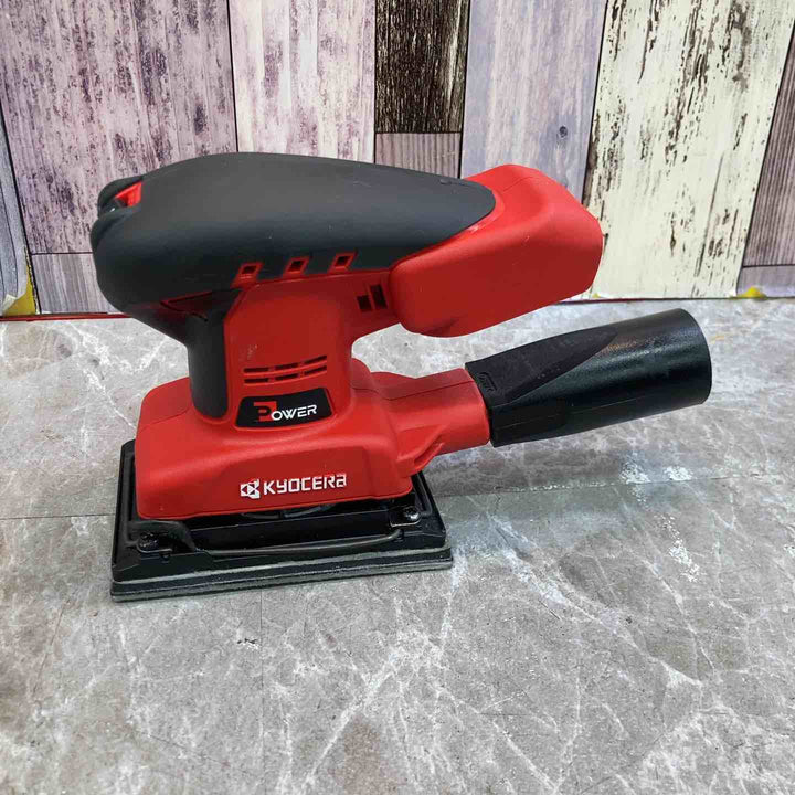 ◇京セラ(Kyocera) 充電式サンダー BS-1110L2 602100A ブラック/レッド【八潮店】