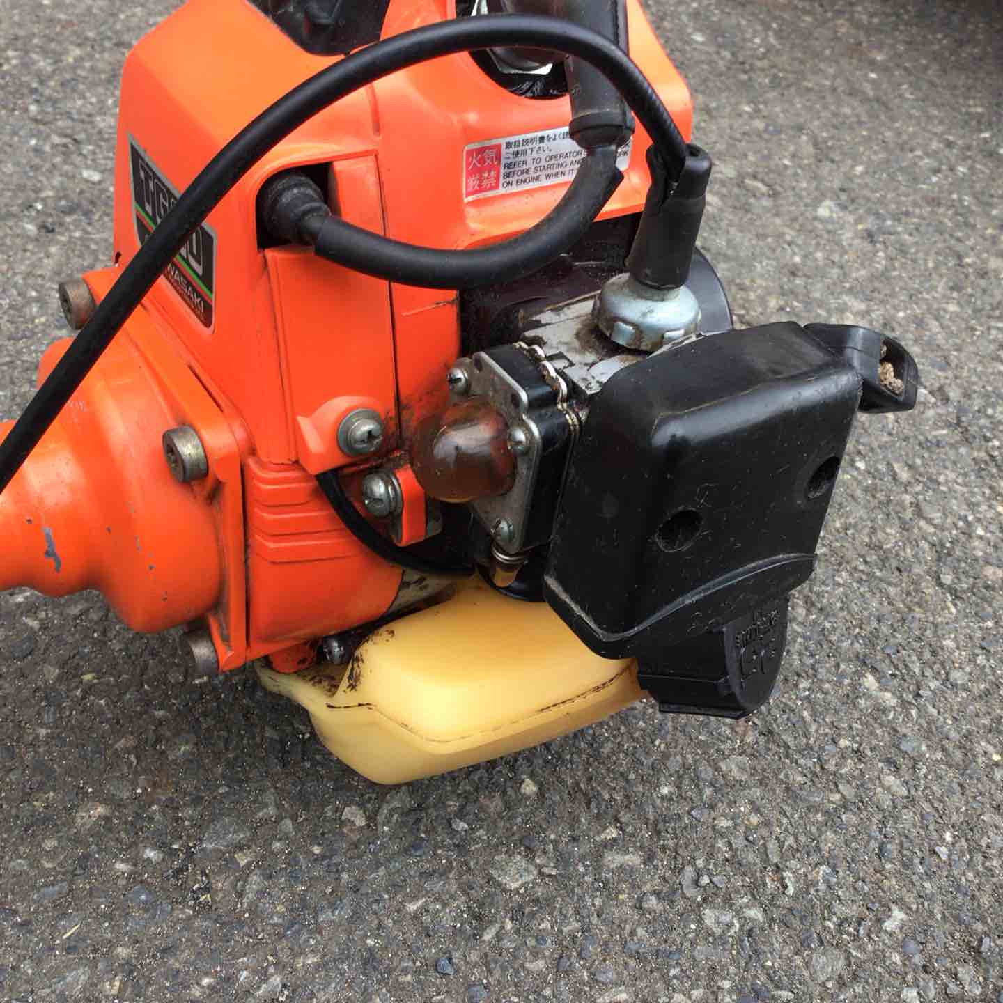 店頭受取り限定】さわやか 草刈機 KAWASAKI TG20 ※タンク